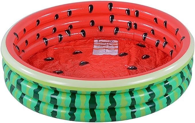 Kiddie Pool, Watermelon Hamburger Ice Cream Inflatable Pool, Water Pool in Summer, Pit Ball Pool ... | Amazon (US)