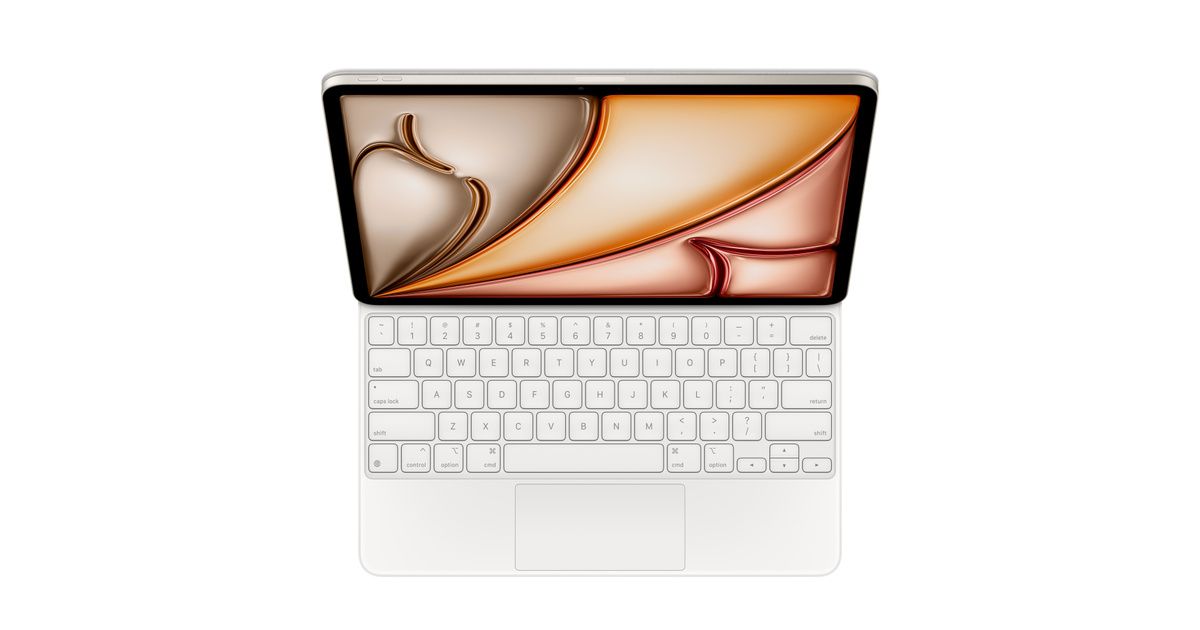 Magic Keyboard for iPad Pro 12.9‑inch (6th generation) - US English - White | Apple (US)