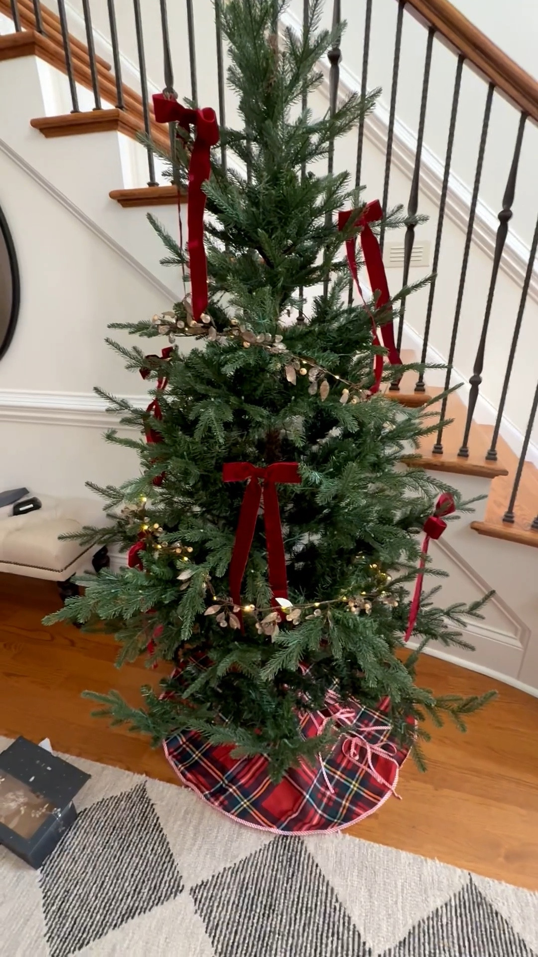 A front entry tree doesn’t have to be a lot, but just right! 

#LTKHoliday #LTKHome