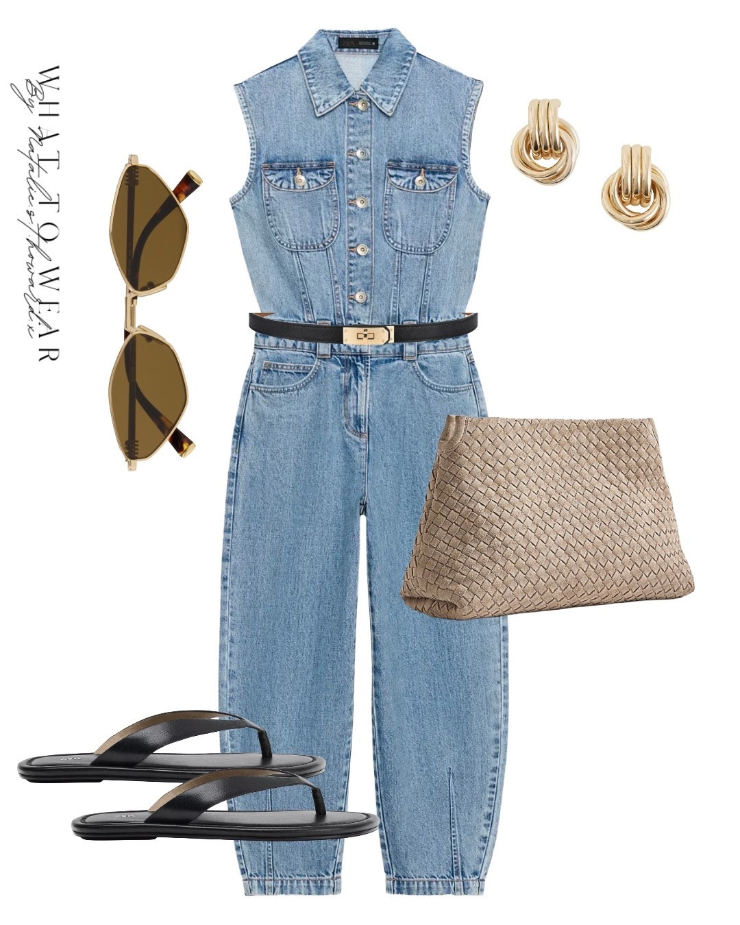 Barrel leg denim jumpsuit- perfect for spring. The belt is £7! Such a bargain. An easy everyday spring outfit idea 

#LTKuk #LTKstyletip #LTKspring