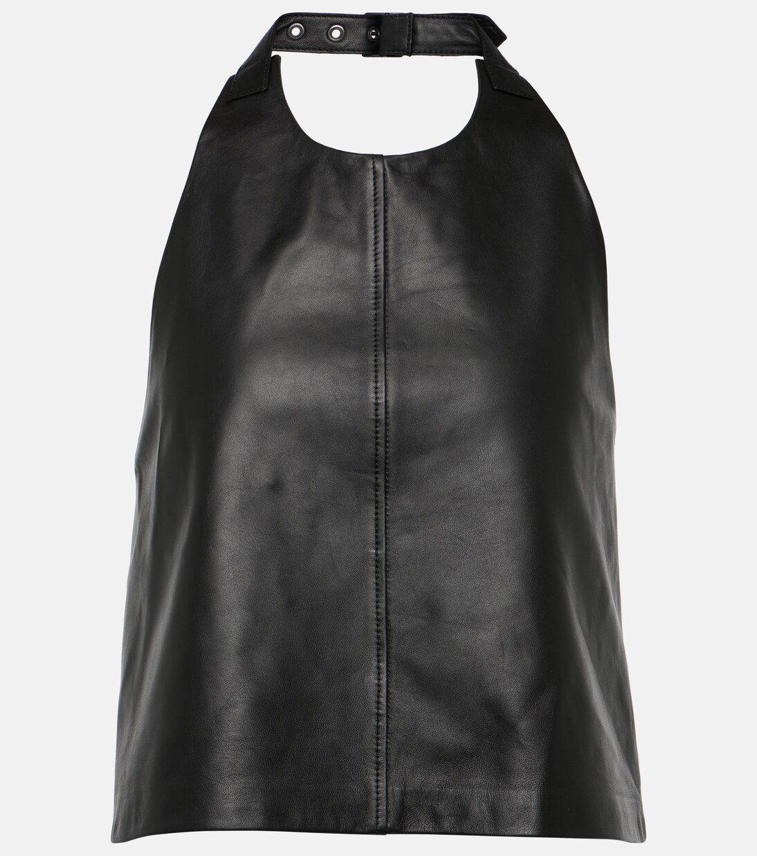 Halterneck leather top | Mytheresa (US/CA)
