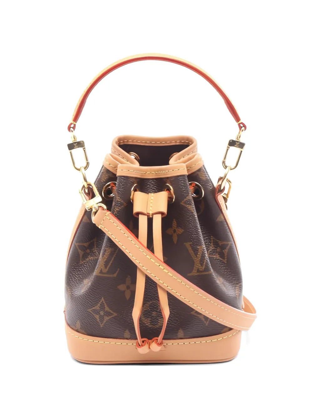 Louis Vuitton Pre-Owned 2010s Nano Noé bucket bag - Brown | Farfetch Global