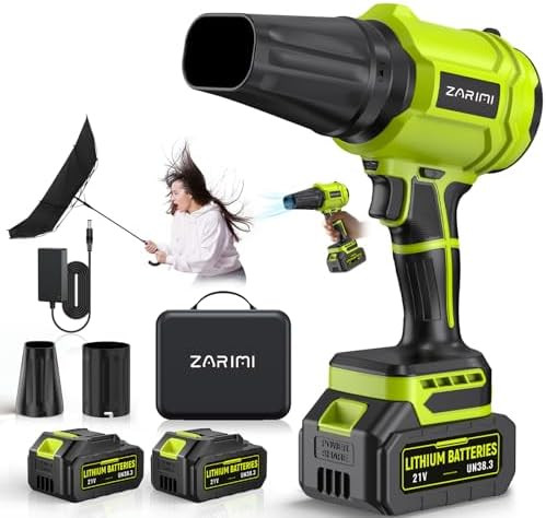 Amazon.com: YUQUESEN Cordless Leaf Blower, 980,000 RPM Handheld Leaf Blower with 2 X 4.0Ah Batter... | Amazon (US)