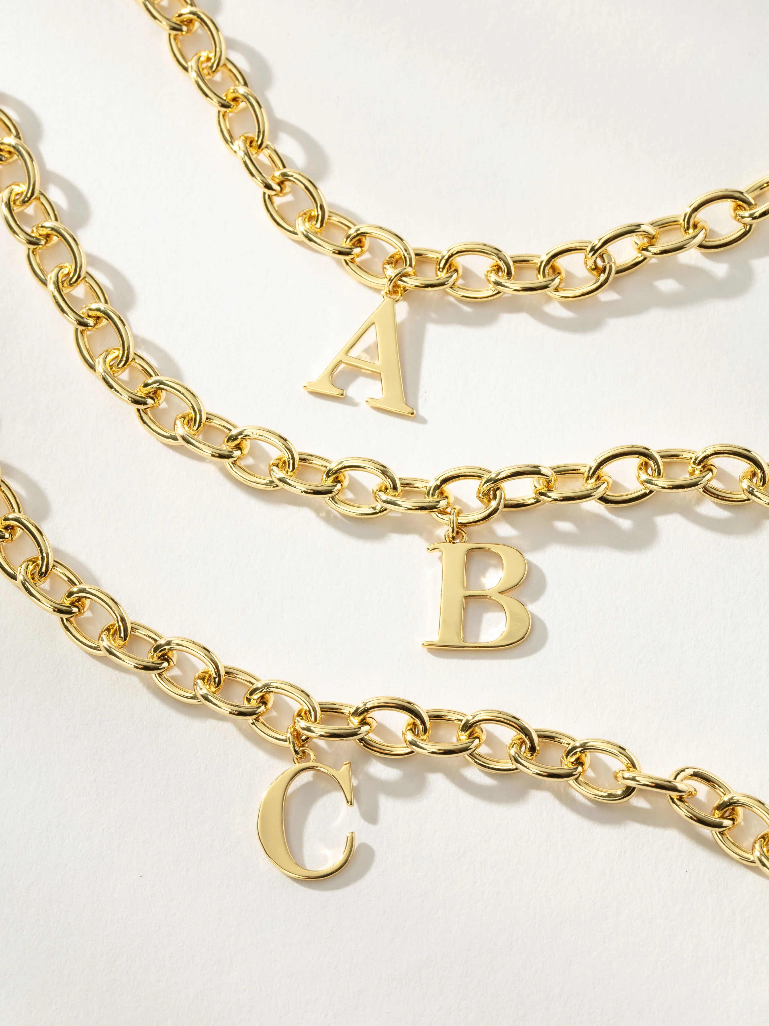 Remember Me Chain and Initial Bracelet in Gold | Uncommon James | Uncommon James