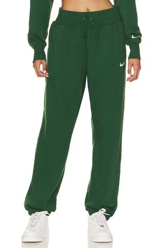 Nike NSW High Rise Pant in Gorge Green & Sail from Revolve.com | Revolve Clothing (Global)