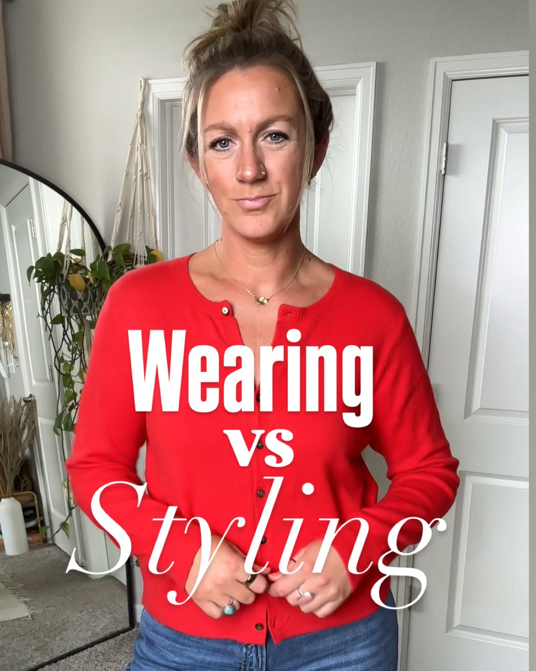 Wearing vs Styling - tall girl style 

✨navy sweater - XL (I don’t want it fitted) 30 tall jeans, 11 mules
✨sweater vest - large reg, 10 tall trousers
✨tan cardigan - large reg, 30 tall jeans 
✨red sweater - XL (i don’t like this style too fitted) 
✨brown tank - large reg, 31x34 jeans, large tall denim shirt
✨grey hoodie - XL, 10/30 long jeans
✨barn jacket - large tall, men’s XL flannel, 11 boots, shorts are old 

#LTKSaleAlert #LTKMidsize #LTKOver40