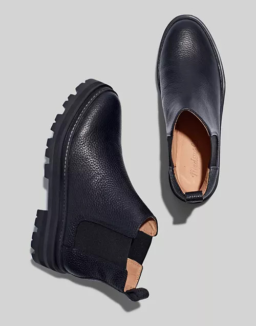 The Mariam Chelsea Boot in Pebbled Leather | Madewell