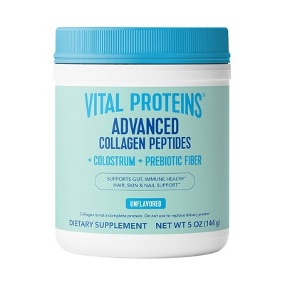 Vital Proteins Collagen + Colostrum + Fiber Powder - 5oz: Unflavored, 1 Pack, 18g Collagen Protein | Target