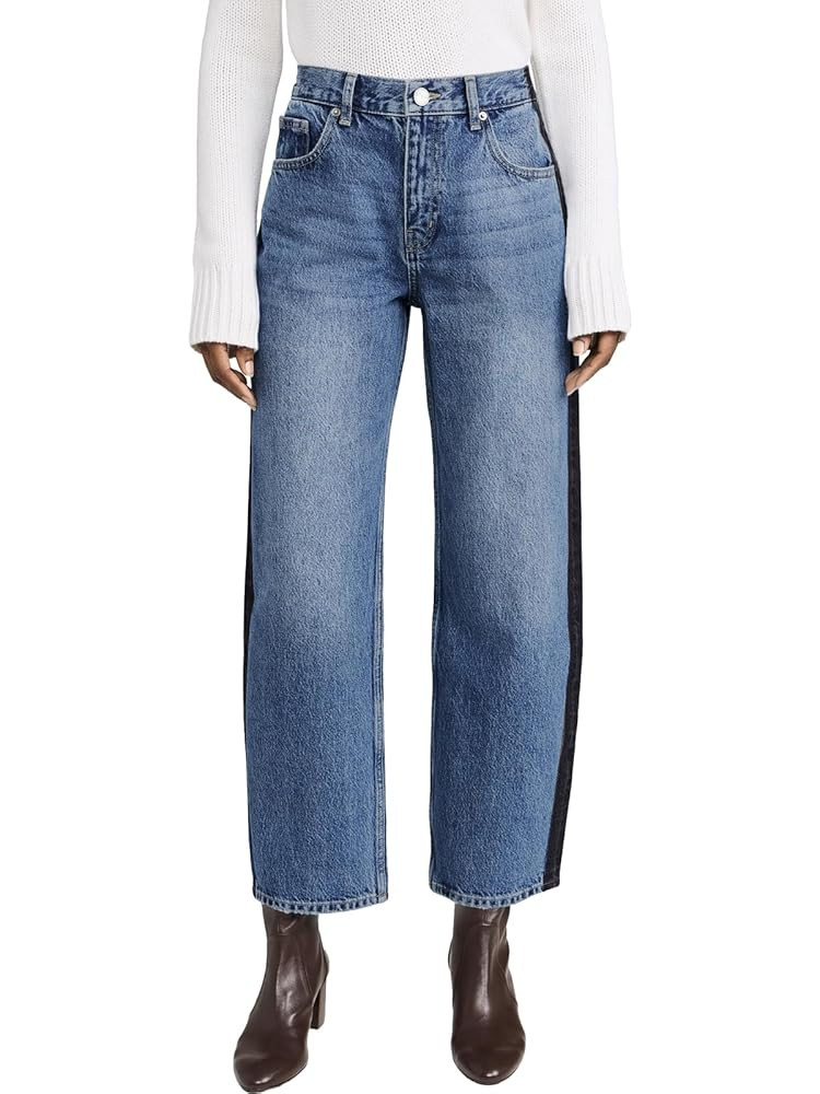 Cicy Bell Womens Wide Leg Jeans Casual Loose High Waisted Color Block Vintage Baggy Denim Pants | Amazon (US)