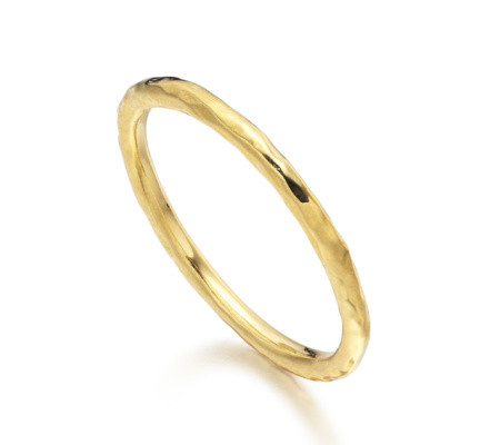Siren Hammered Ring | Monica Vinader (Global)