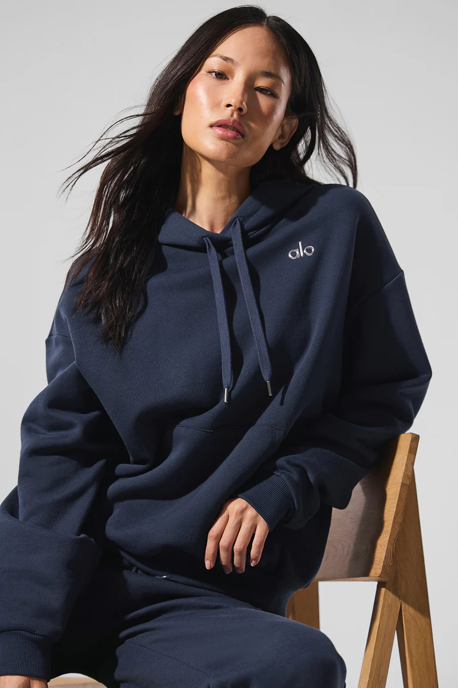 ALO | Accolade Hoodie in Navy, Size: Large | Alo Yoga