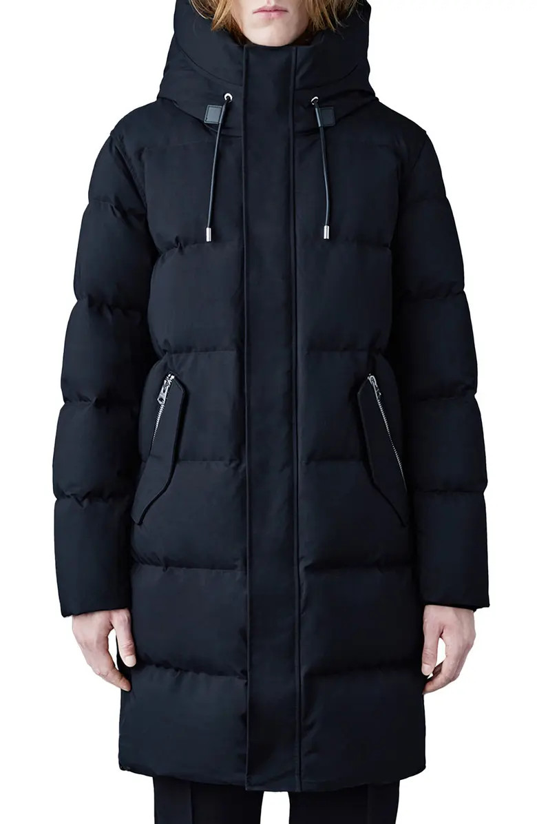 Mackage Antoine Windproof & Water Resistant Down Coat with Removable Bib | Nordstrom | Nordstrom