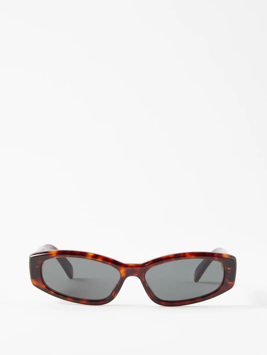 Celine EyewearCat-eye tortoiseshell acetate sunglasses | Matches (US)