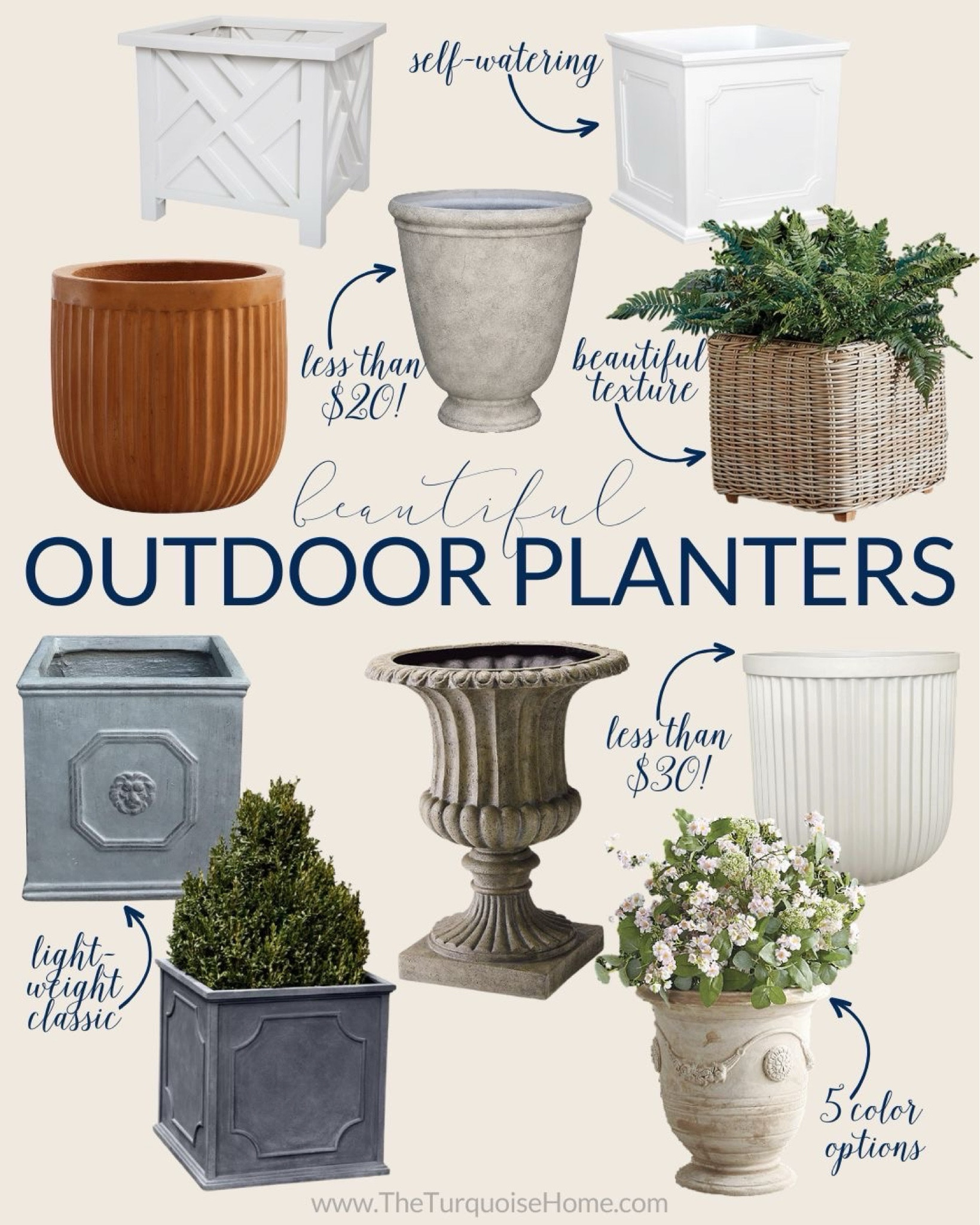 I’ve been planting like crazy at my house and have ordered so many planters!! These are some I have or are on my wish list!! So many are budget-friendly and beautiful! 

#LTKHome #LTKFindsUnder100 #LTKSeasonal