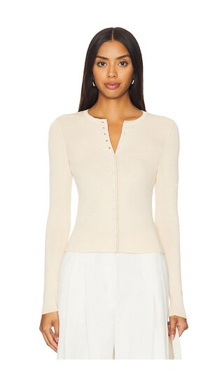 Reneta Cardigan in Cream | Revolve Clothing (Global)