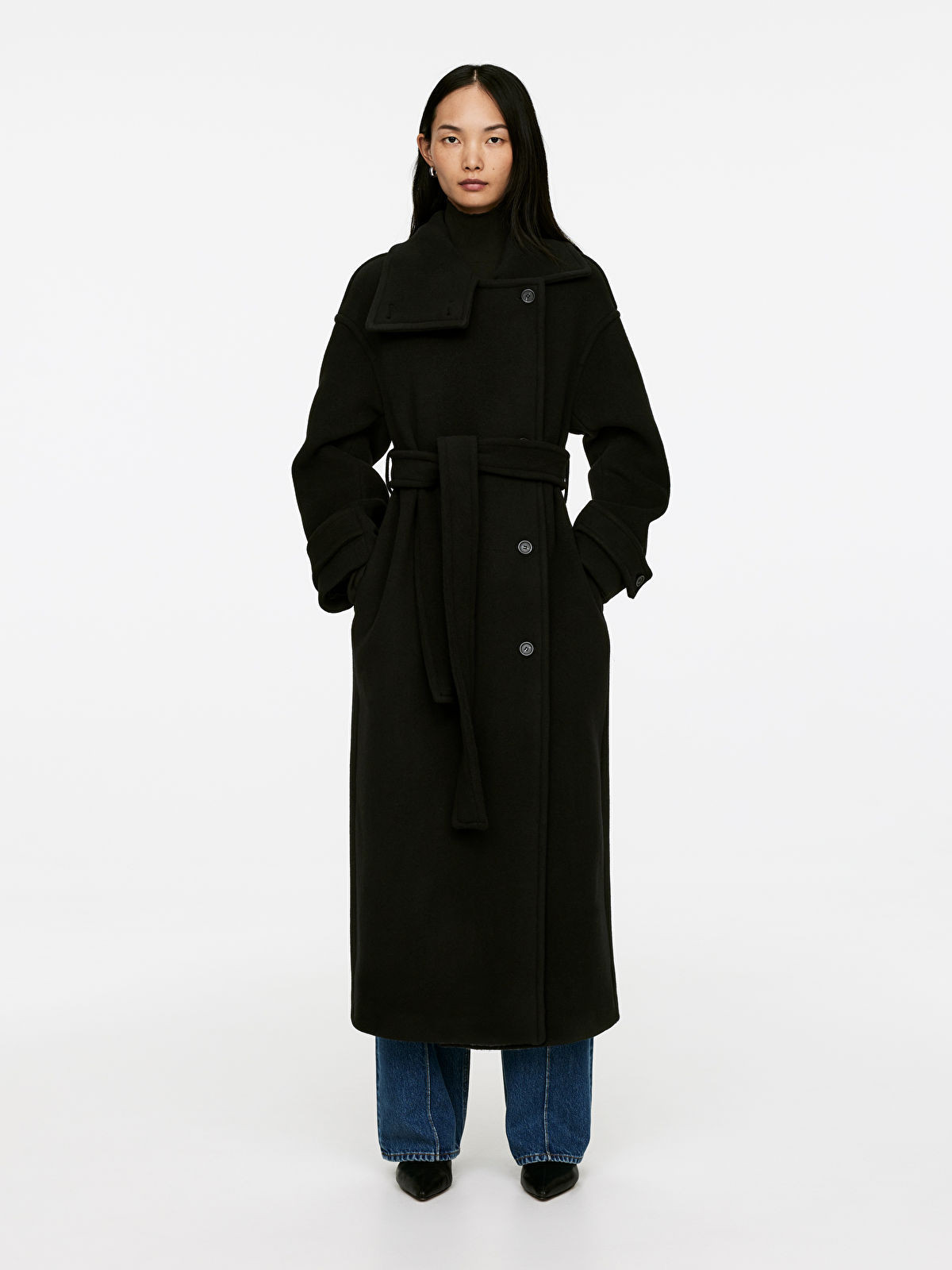 Oversized Wool-Blend Coat | Arket EU