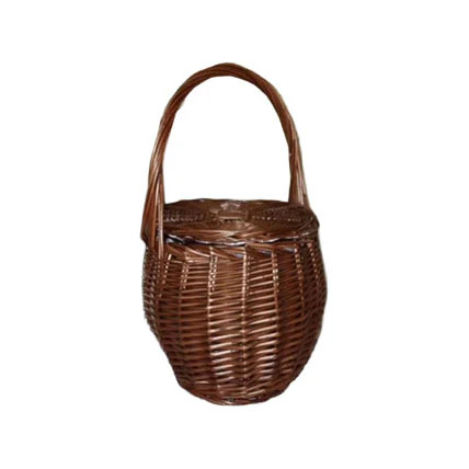 The Garden Basket in Rose Print | Over The Moon