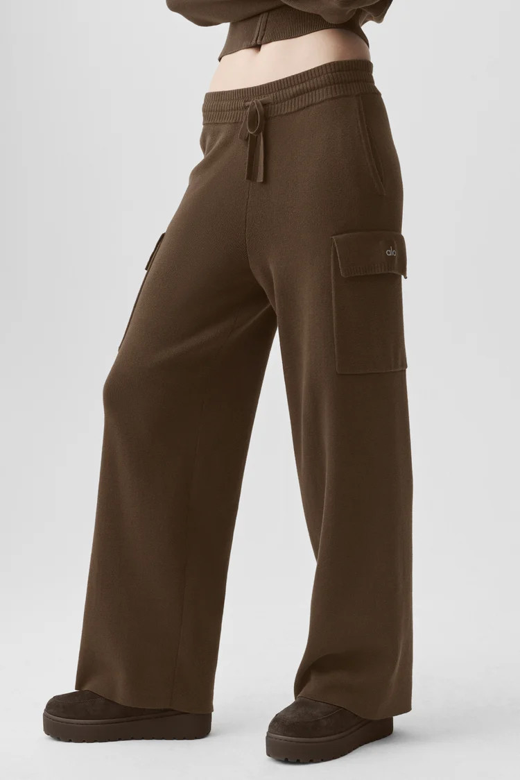 Scholar Knit High-Waist Cargo Pant | Alo Yoga