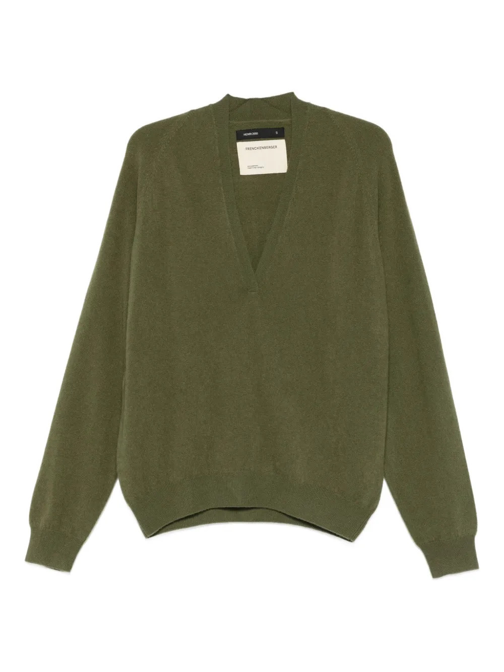 Frenckenberger V-neck sweater - Green | Farfetch Global