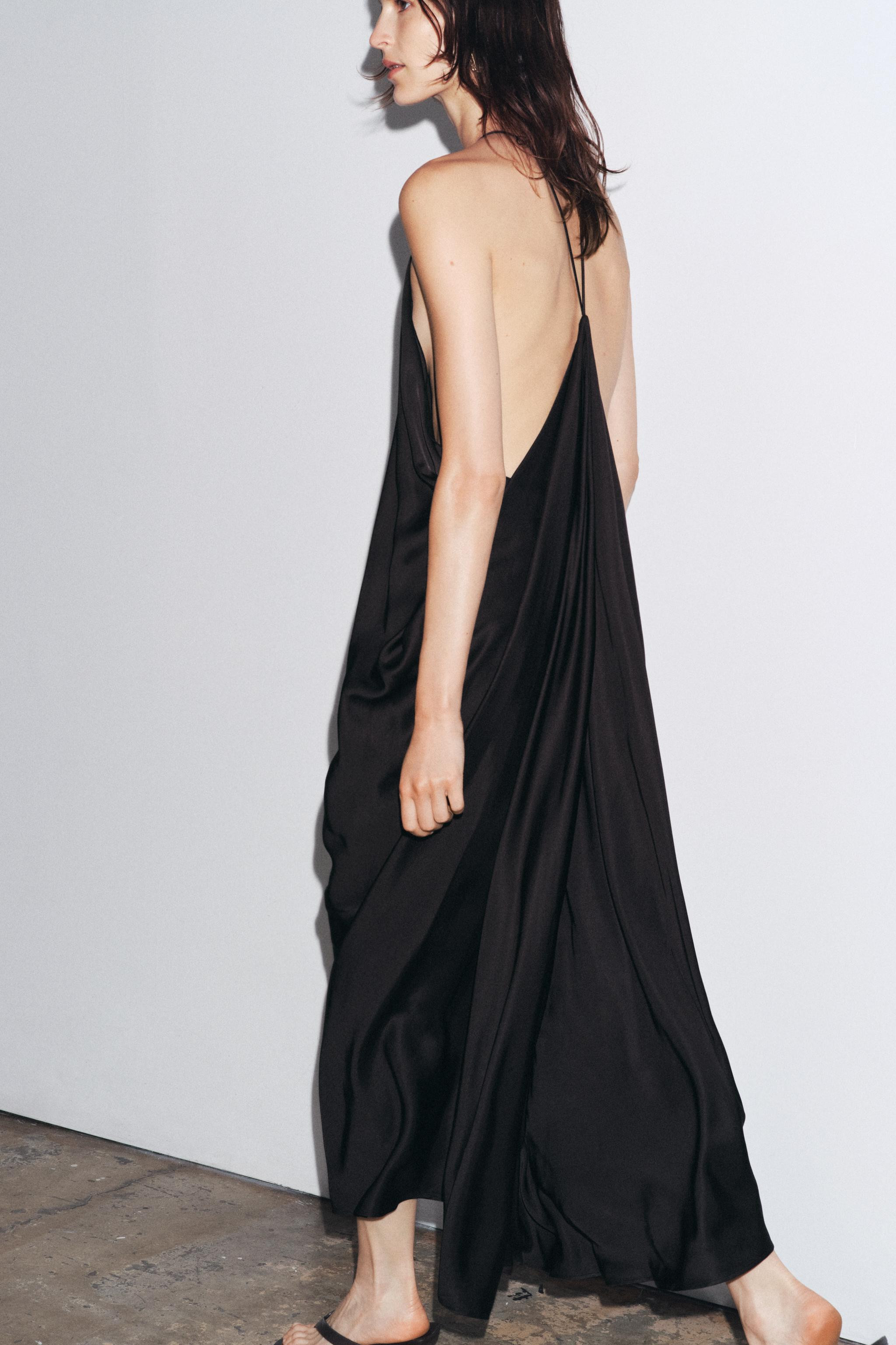 ZW COLLECTION SATIN DRESS | Zara US