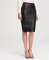 Ann Taylor Faux Leather Pencil Skirt | Ann Taylor
