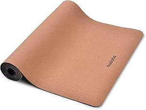 Basaho Cork Yoga Mat | Sustainable and Eco-friendly | Non-slip Natural Cork | Anti-bacterial | In... | Amazon (UK)
