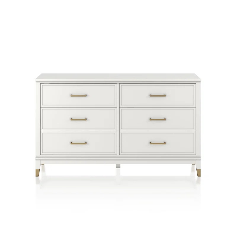 Westerleigh 6 Drawer 56.77" W Double Dresser | Wayfair North America