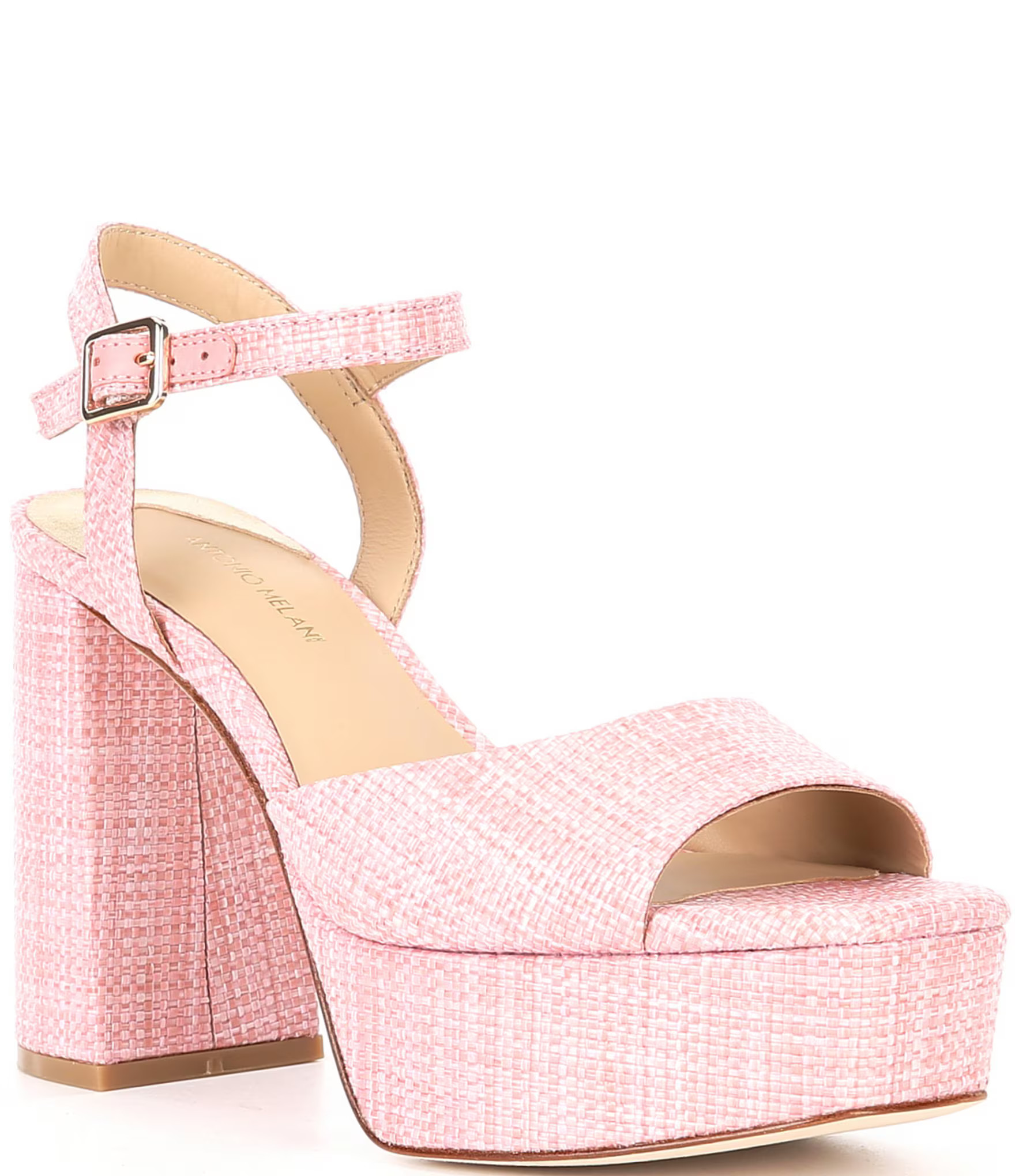Bonny Raffia Platform Block Heel Sandals | Dillard's