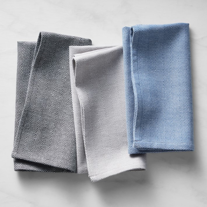 Open Kitchen by Williams Sonoma Herringbone Napkins, Set of 4 | Williams-Sonoma