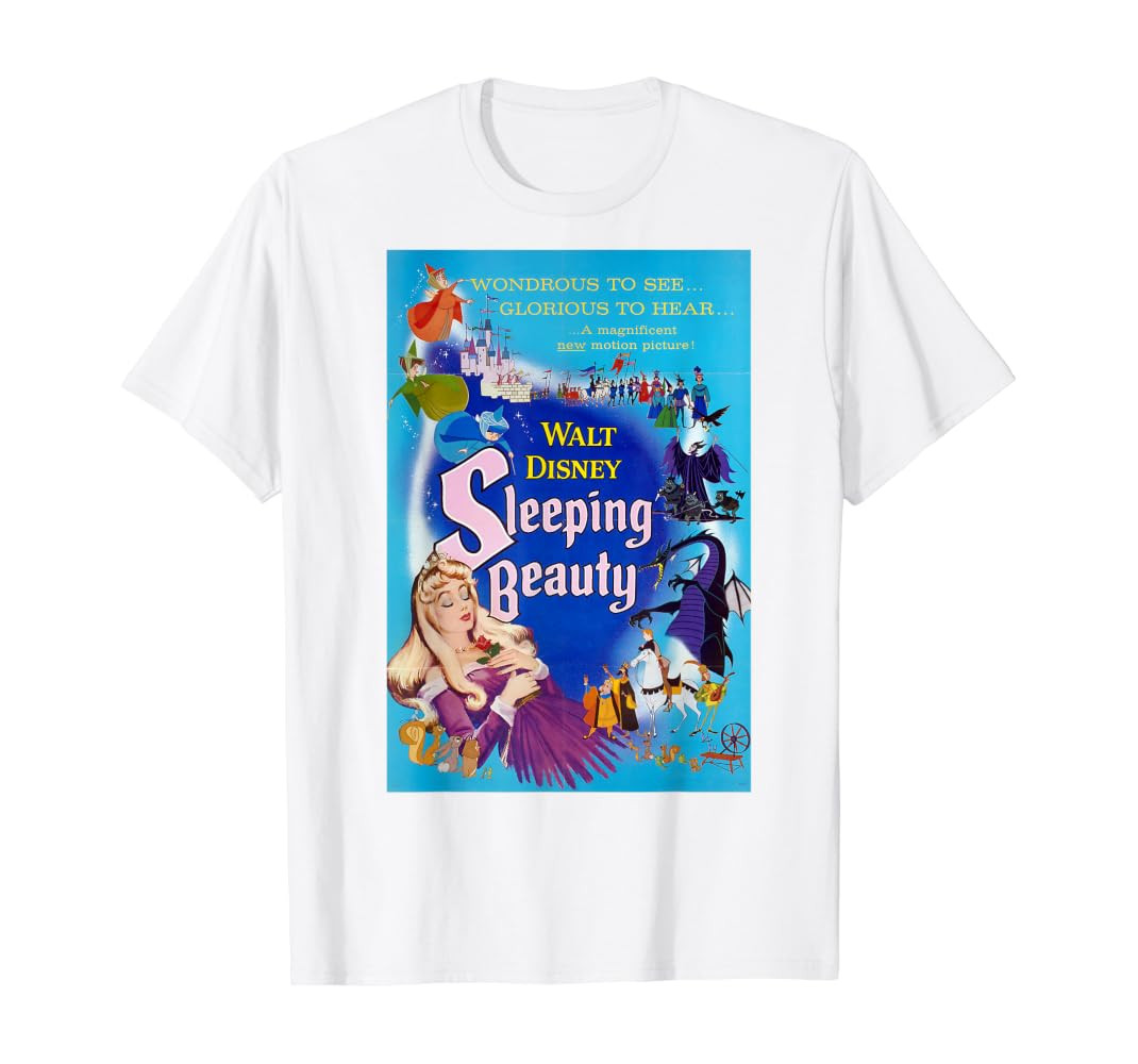 Sleeping Beauty Classic Poster T-Shirt | Amazon (US)