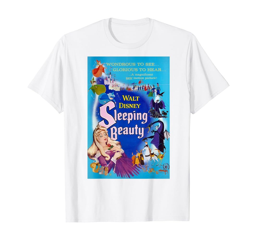Sleeping Beauty Classic Poster T-Shirt | Amazon (US)