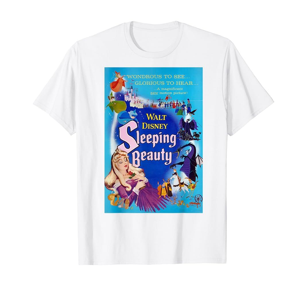 Sleeping Beauty Classic Poster T-Shirt | Amazon (US)
