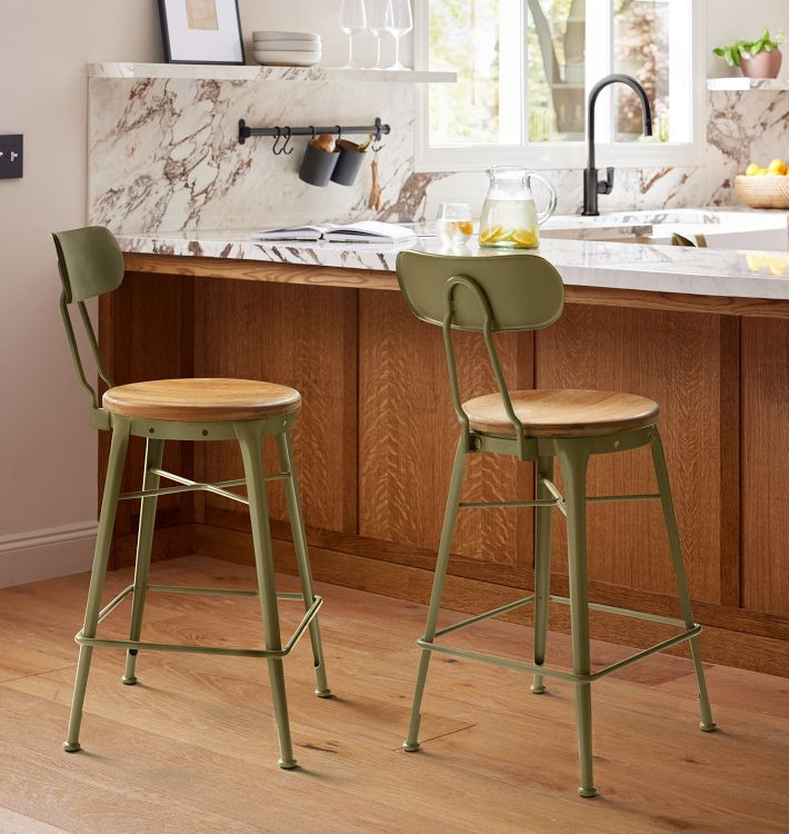 Cobb Counter & Bar Stool with Back | Rejuvenation