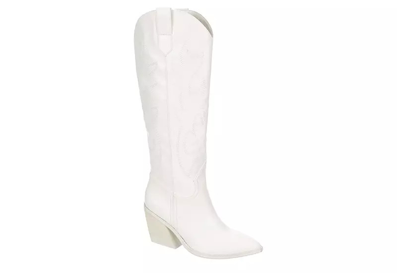 Madden Girl Womens Arizona Western Boot - Bone | Rack Room Shoes