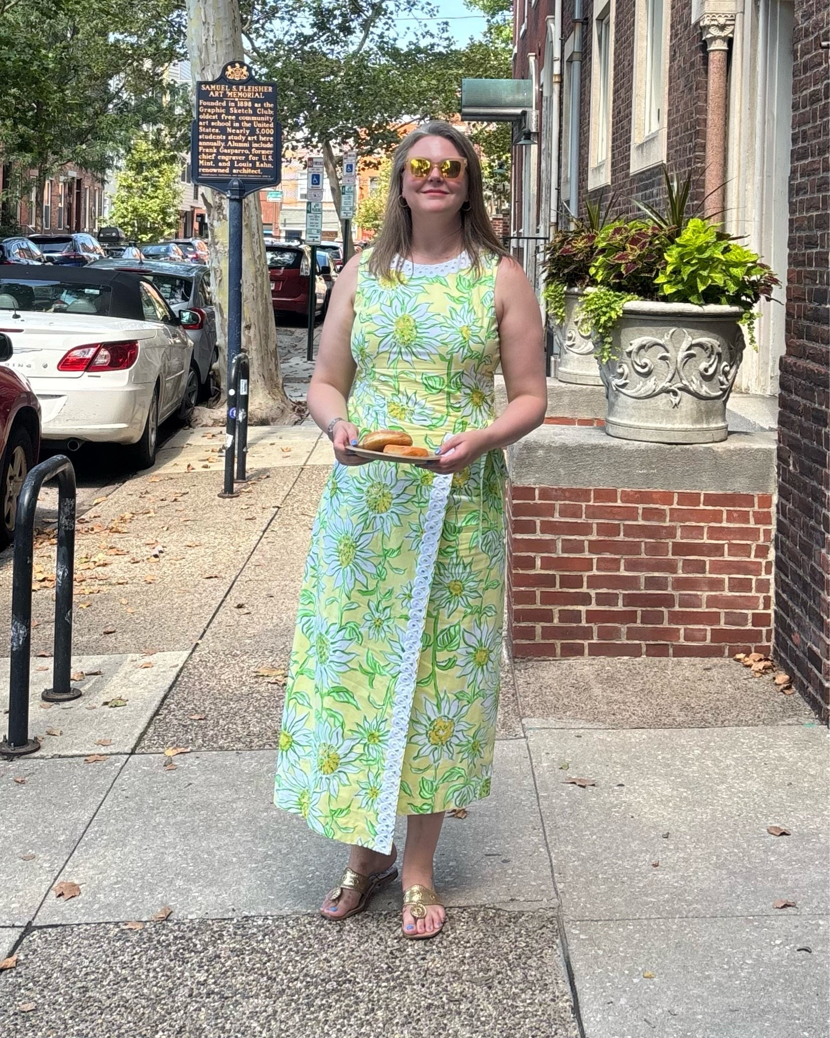 This Lilly Pulitzer dress style is ripped from the 1960s 💚💛

#LTKMidsize #LTKOver40 #LTKSeasonal