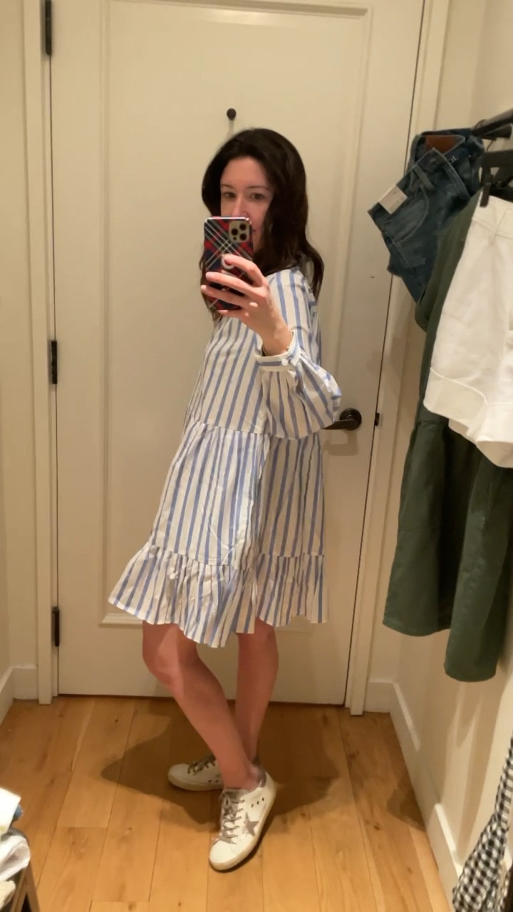 @jcrew spring try on! The stripe hype is real.

#LTKsalealert #LTKSeasonal