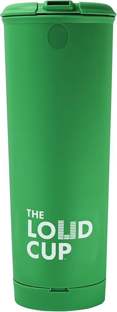 The LoudCup 20 oz Tumbler + Stadium Horn with Snap-Fit Lid (Budgie Green) - Insulated Cup Reusabl... | Amazon (US)