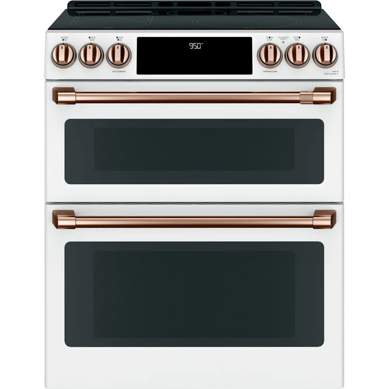 Café 30" 6.7 cu. ft. Smart Slide-in Electric Range with Induction Cooktop | Wayfair North America
