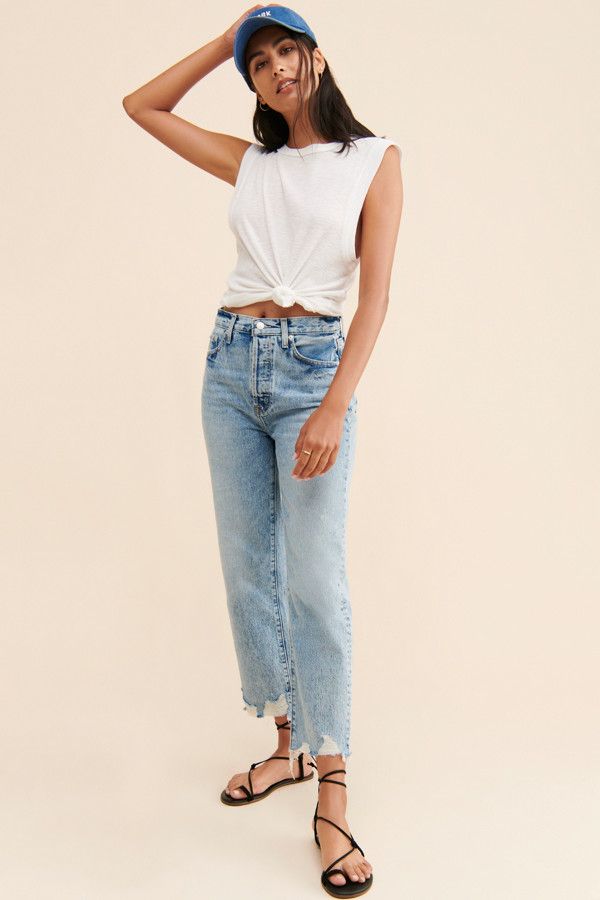 Cassie High-Rise Crop Jeans | Nuuly