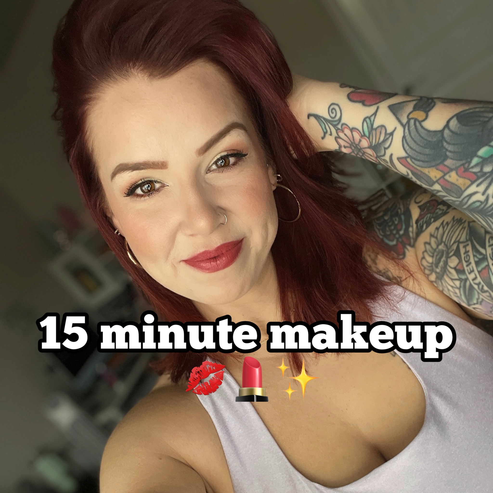 15 minutes easy daily makeup look. Linked everything shown and in the order I usually use it! ♥️
Easy makeup for day to day wear or even date night makeup (amp it up by adding falsies ✨). The wing eyeliner stamp is also super easy to use, and makes the time I spend trying to get it right a lot less 😉

#LTKHoliday #LTKBeauty #LTKGiftGuide