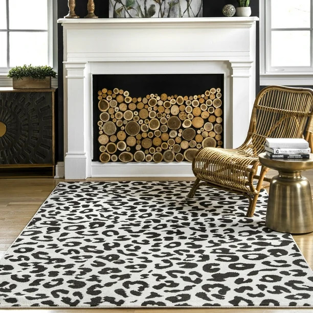 nuLOOM Leopard Print Area Rug | Walmart (US)