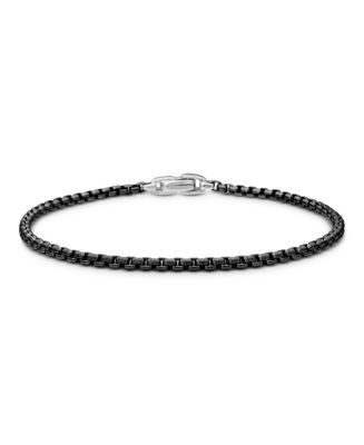 David Yurman Men's Box Chain Bracelet with Stainless Steel and Sterling Silver, 2.7mm  | Blooming... | Bloomingdale's (US)