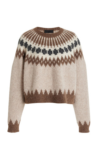 Alena Fairisle Alpaca-Blend Sweater | Moda Operandi (Global)