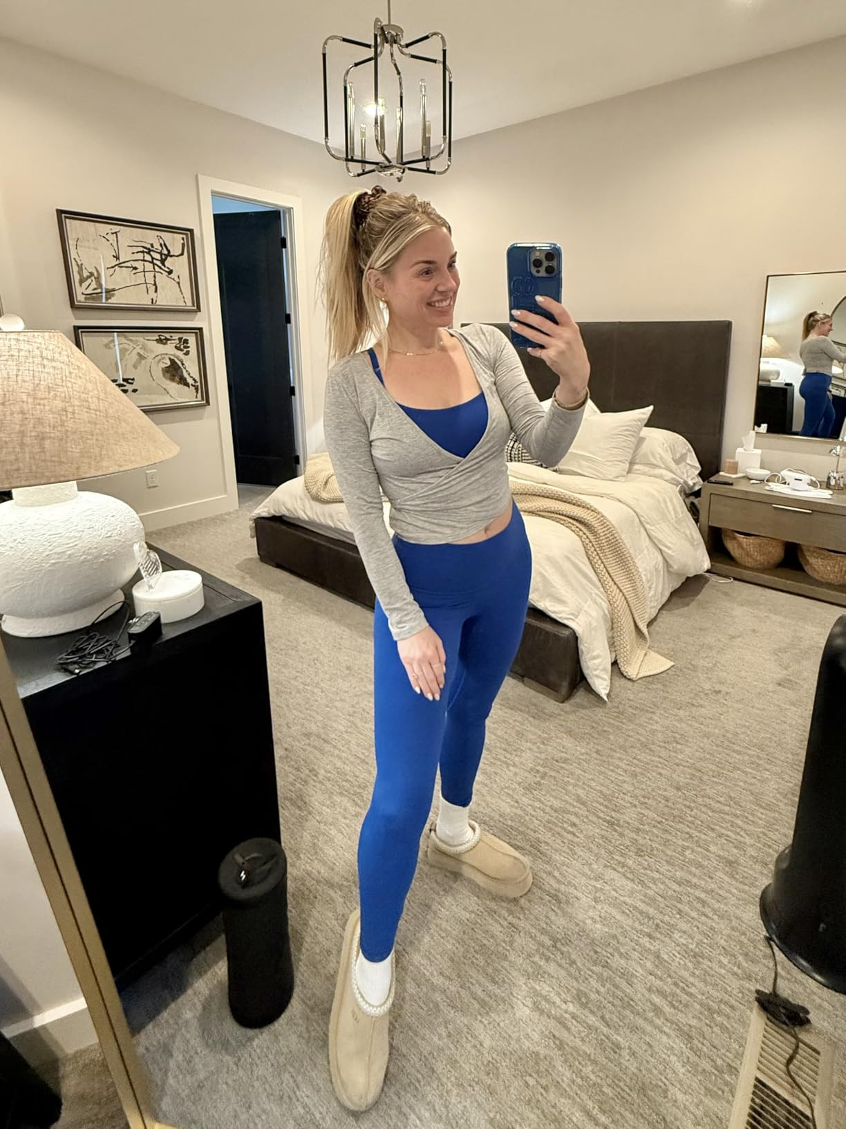 Women Ballet Wrap Top Long Sleeve Self Tie Dance Shirt Pilates Yoga Tops Y2k Workout Active Blous... | Amazon (US)