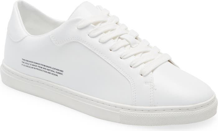 PANGAIA Grape Leather Sneaker White Sneaker White Sneakers White Shoes Spring Shoes | Nordstrom