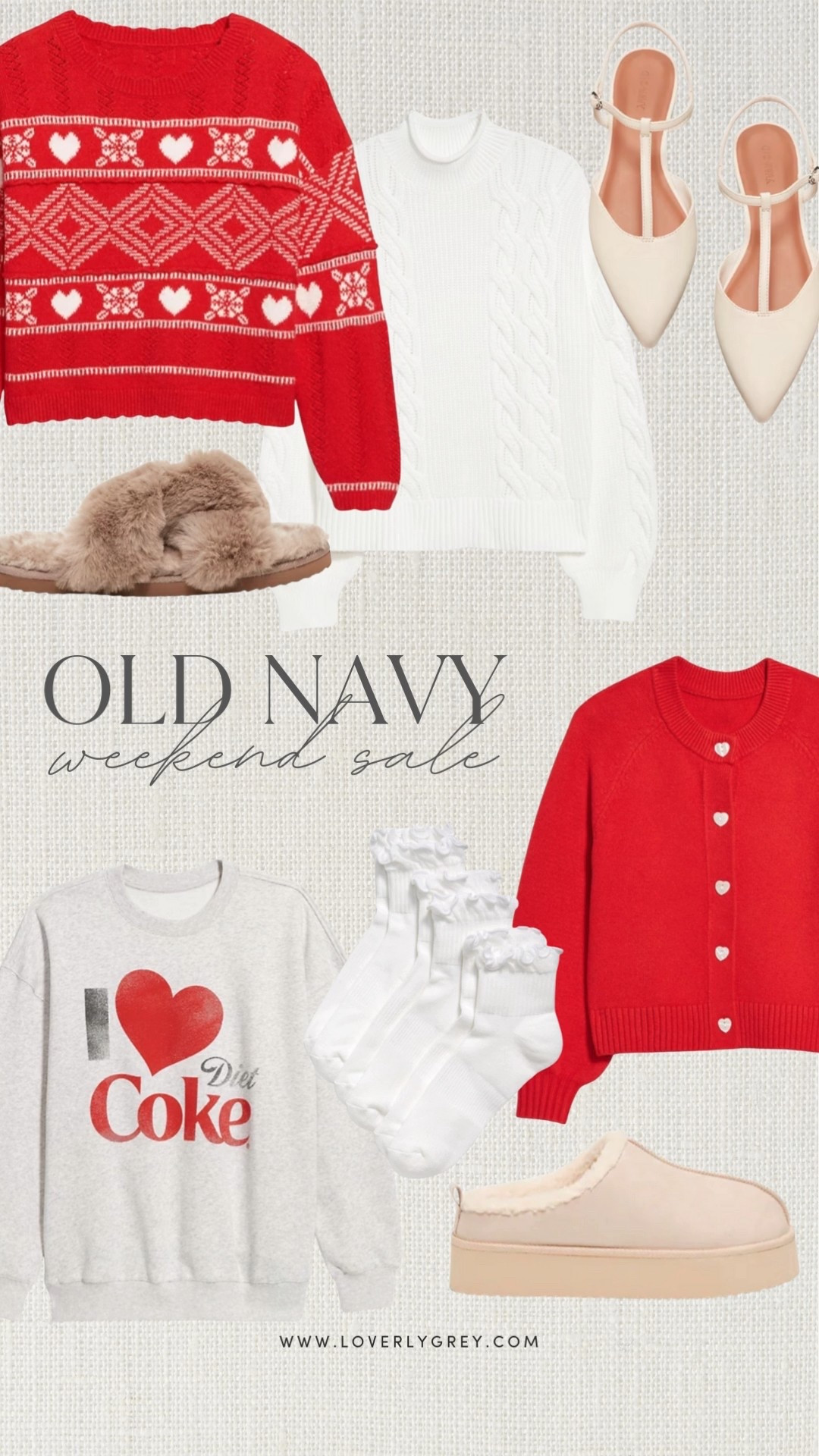 Old Navy Sale Alert- extra $15 off $75, plus 50% off sweatshirts for the whole family! Loving this Diet Coke one for a casual winter look. Pair with leggings, ruffle socks and Uggs for an easy outfit. 

#LTKmomlife #LTKFindsUnder50 #LTKFindsUnder100