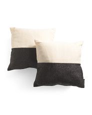 Set Of 2 20x20 Outdoor Color Block Pillows | Marshalls