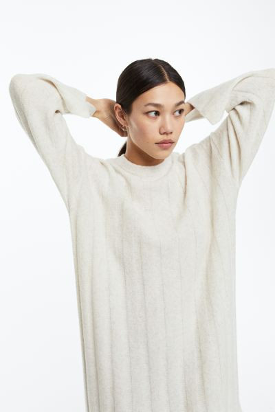 Oversized Rib-knit Dress | H&M (US + CA)