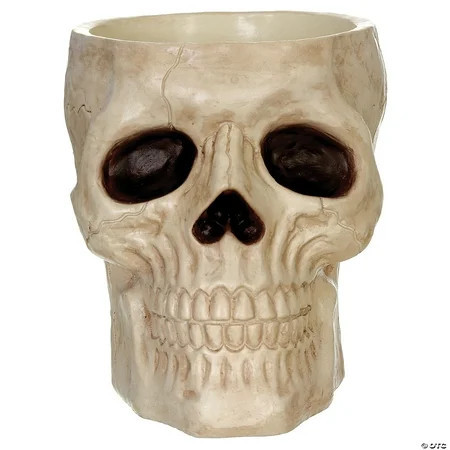 Seasons USA Skull Candy Bowl Halloween Decoration - 9.5 in | Walmart (US)