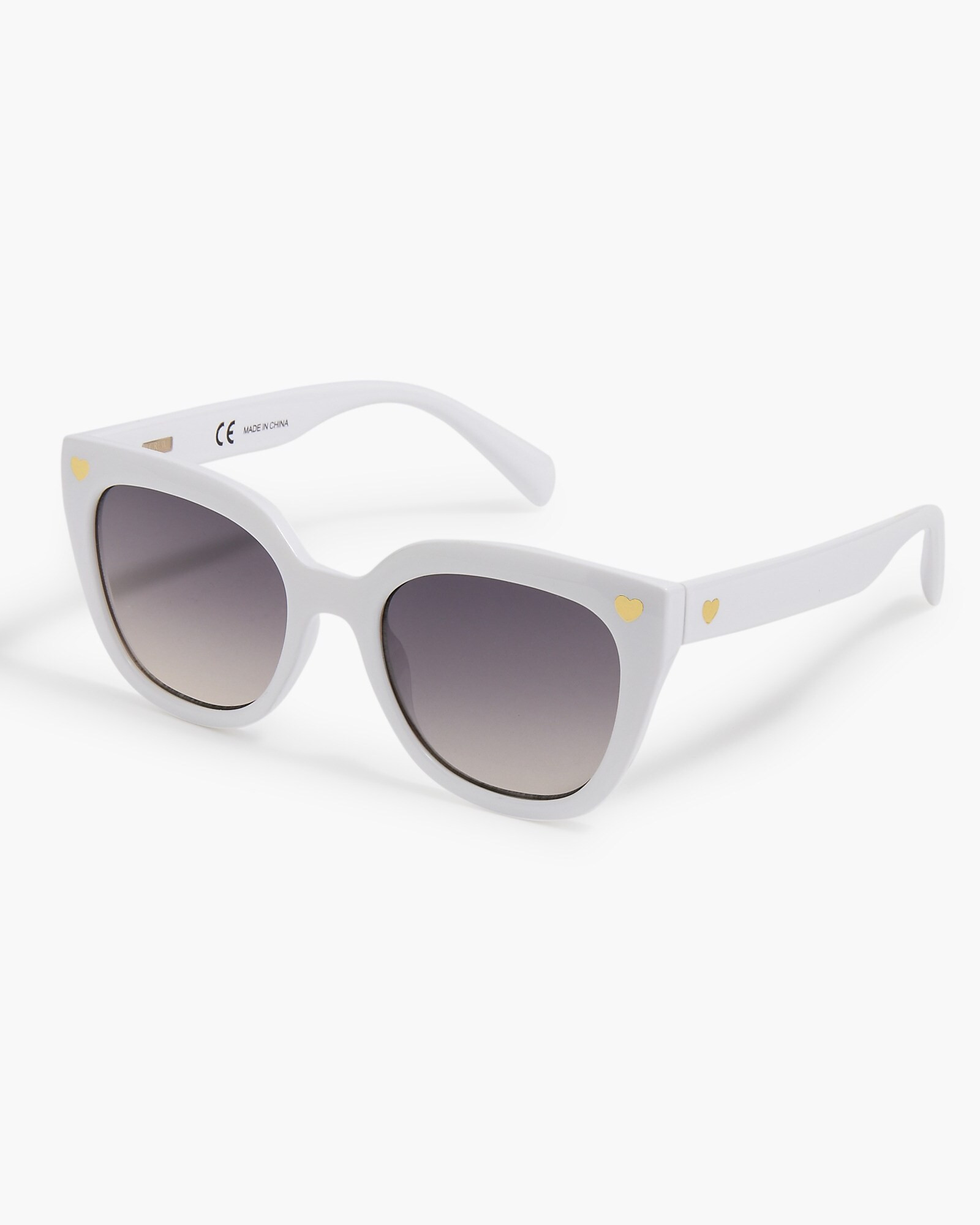 Tortoise sunglasses with heart detail | J.Crew Factory
